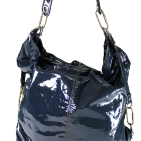 Lanvin Paris Padova Sac Oversized Handbag Leather bag Tote Hobo Subtle Patent - Picture 6 of 12